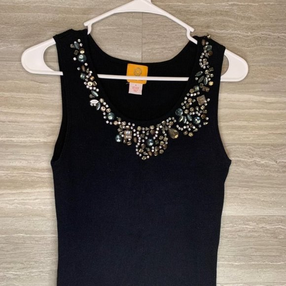 Women’s Ruby Rd. Embellished Tank Top - Picture 3 of 6